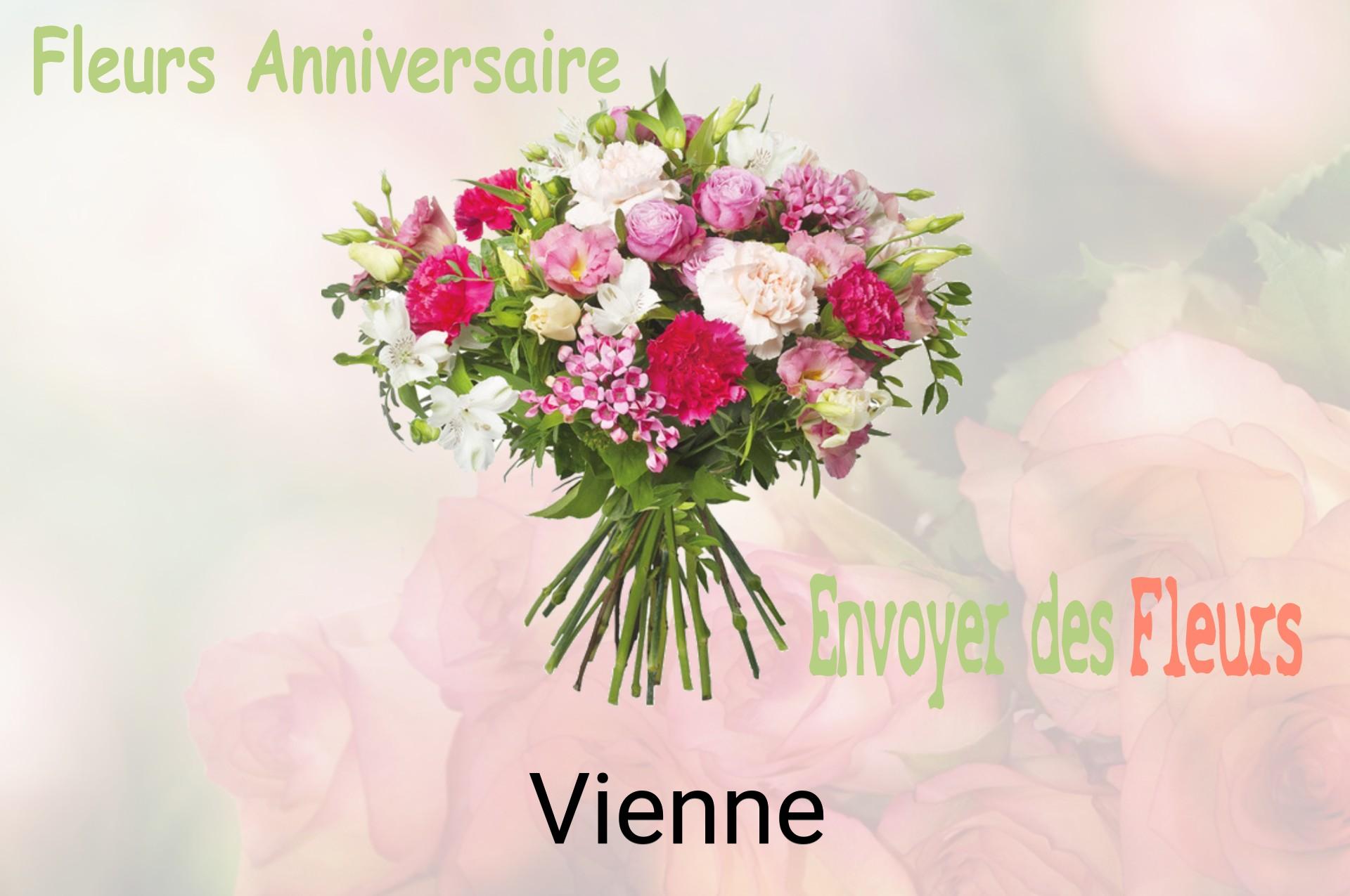 Bouquet de fleurs d’anniversaire livré à Vienne